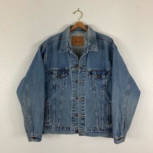 Levis Denim Trucker Jacket XL 90’s Vintage USA